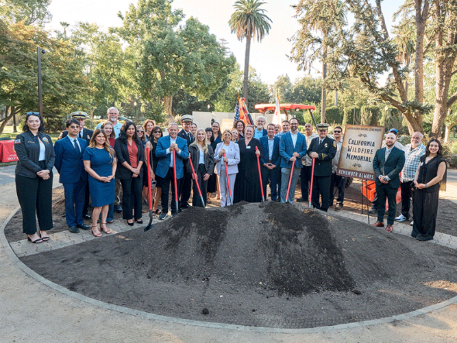 Senator McGuire and fellow legislators at the groundbreaking ceremony