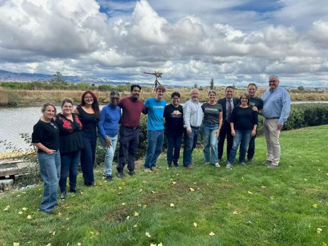 Sen. McGuire tours Petaluma River Park with Foundation and community members